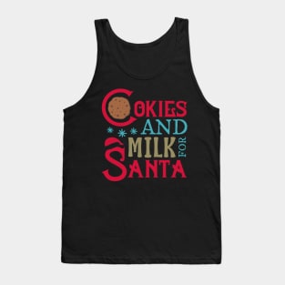 Cookies and Milk for Santa Tank Top